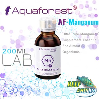 Aquaforest Manganum Lab 200ml แมนกานั่ม แค่ชื่อก็น่ากินแล้ว มันคือแมงกานีสที่สำคัญต่อตู้ทะเล