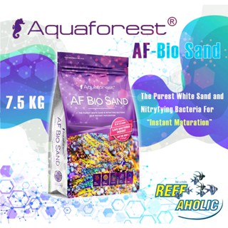 Aquaforest Bio Sand 7.5 kg ทรายปูพื้นตู้ สีขาว ที่เป็นมากกว่าแค่ทราย ยังเป็นบ้านของแบคทีเรียจำนวนมากที่ระบบต้องการ