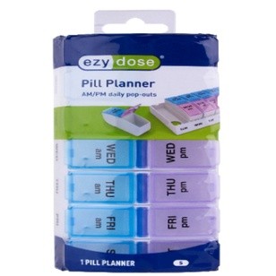 Ezy Dose ตลับยา am/pm Travel Pill Reminder