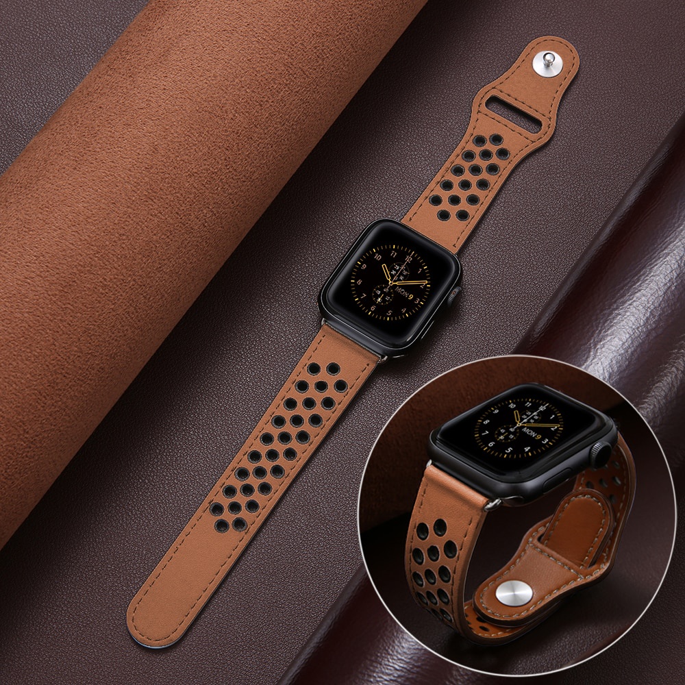 สายนาฬิกา applewatch สายหนังสำหรับสายนาฬิกา Apple 45 มม. 44 มม. 42 มม. 41 มม. 40 มม. 38 มม. 49 มม. 44 45 มม. สร้อยข้อมือ