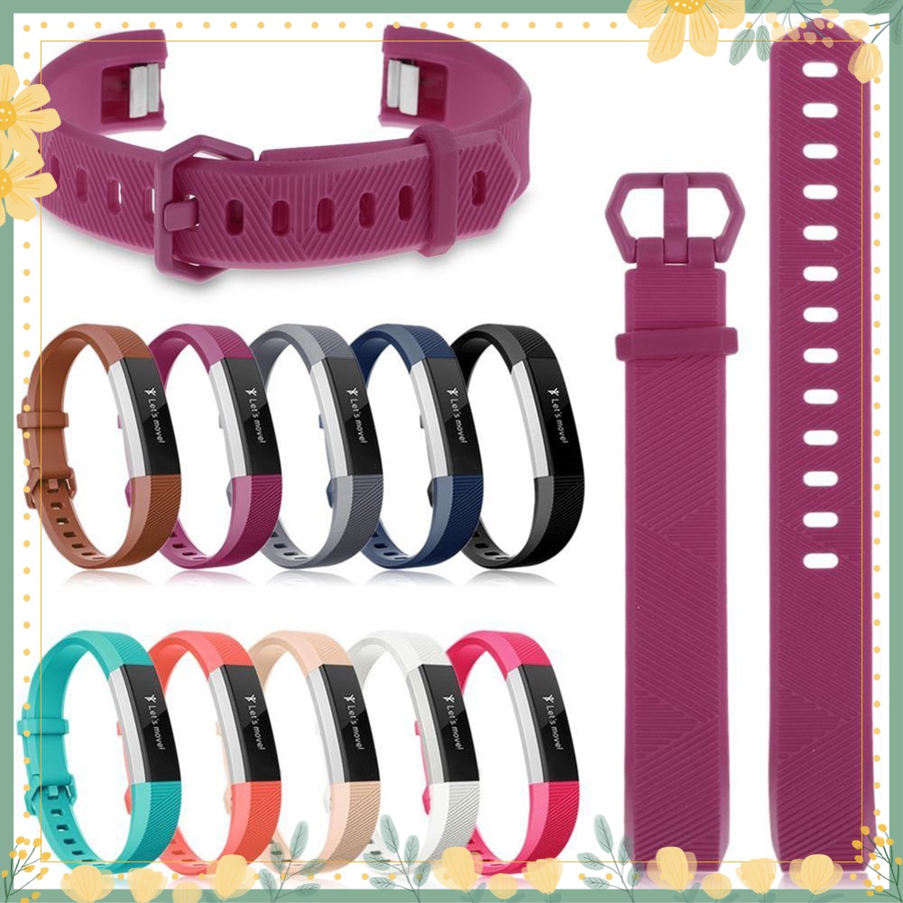 สายนาฬิกา Silicone Soft Watch สายคล้องคอสำหรับ Fitbit Alta HR