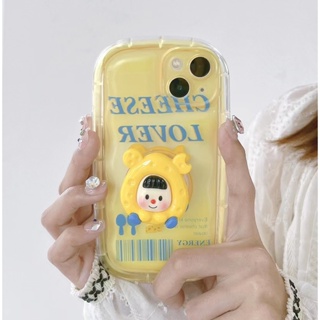 💖New 💖iPhone 14 13 12 11 Pro Max เคส for เคสไอโฟน11 การ์ตูน บางเบาพกพาง่าย พร้อมขาตั้ง  กันกระแทก Case