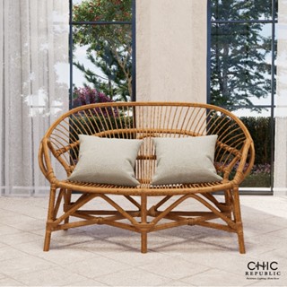 CHIC REPUBLIC โซฟา 2 ที่นั่ง CALAS/2 - สี ไม้ธรรมชาติ