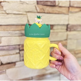 🍍 [พร้อมส่ง]  มัคเซรามิค น้องหมีสัปรด สีเหลืองน่ารัก Starbucks Korea / Starbucks แท้💯‼️