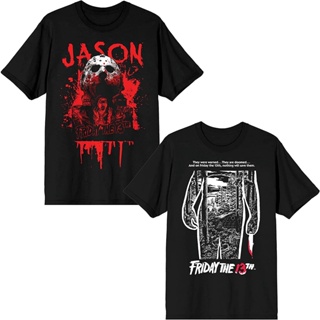 Friday The 13th Movie Poster Art Mens 2-pack Tees : Clothing  Shoes &amp; Jewelry