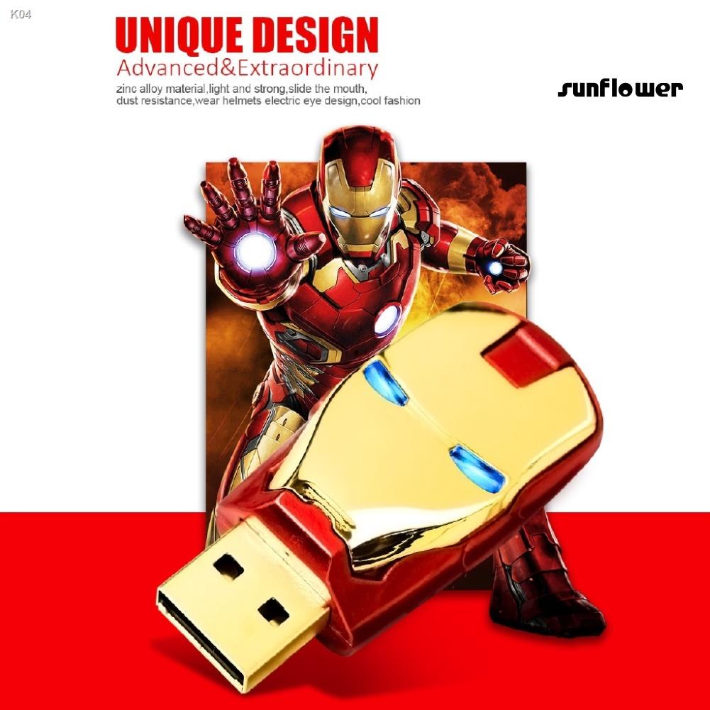Iron Man 512GB 1TB 2TB USB 2.0 Flash Drive Disk Data Storage Thumb Memory Stick