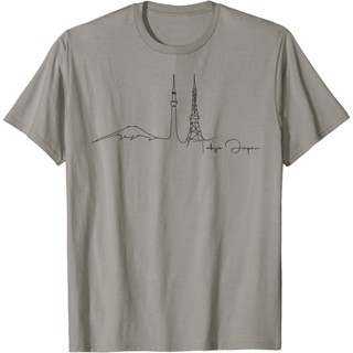 เสื้อยืดซิกเนเจอร์ Tokyo City Skyline - Japan Souvenir