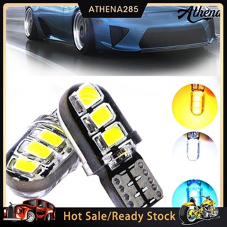 Athena หลอดไฟรถยนต์ ซิลิโคน กันน้ำ T10 W 5 W SMD2835 6-LED สําหรับรถยนต์