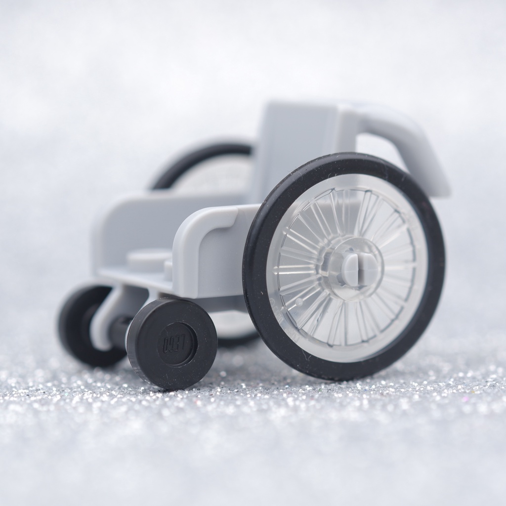 LEGO Wheelchair Gray ACCESSORIES - LEGO® Minifigures Authentic เลโก้แท้