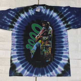 🌞เสื้อยืดวินนเทจ  วง Santana ( carlos) ป้ายเก่า ในตำนาน ปี 1999-2000 📌dead stock.