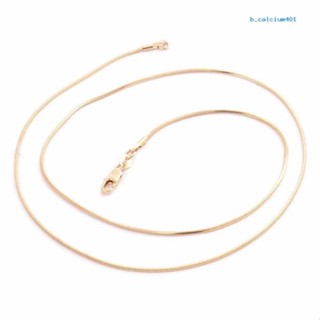 Calciumps 16 - 30 inch Snake Chain Lobster Clasp Clavicle Necklace Jewelry for Pendant