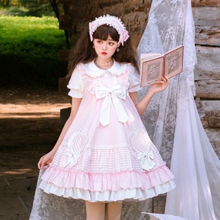 ♘✈№Brocade Garden พบกับ Forest Daily Soft Girl Fresh JSK Lolita Dress