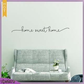 [VIP] สติ๊กเกอร์ตัวอักษร Sweet Home สําหรับติดตกแต่งผนังห้องนั่งเล่น