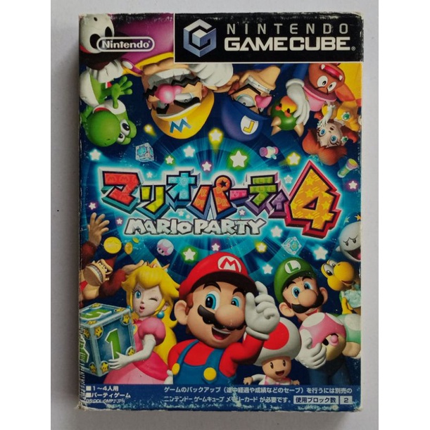 ตลับเกมส์เครื่อง MARIO PARTY 4 [DOL-P-GMPJ (JPN)] Nintendo GameCube Game Cube
