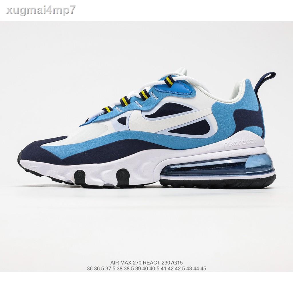 ✼◎Nike React Air Max 270  Men Shoes Sports Running Sneakers Premium-36-45 EUROรองเท้าผ้าใบผู้ชาย
