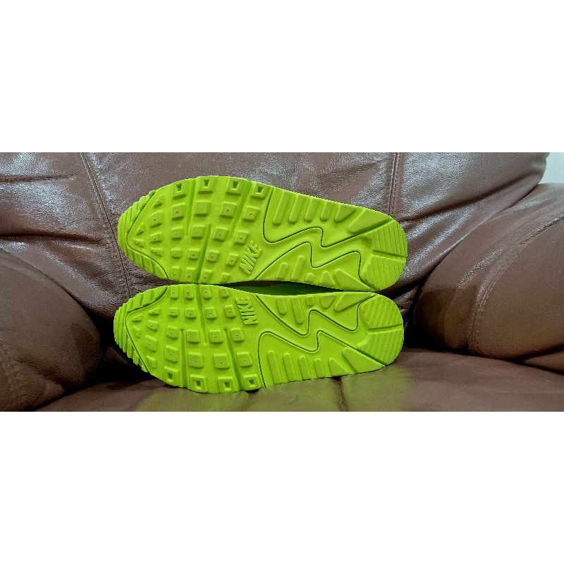 ¤✼◐รองเท้ามือ2แท้ Nike Air Max 90 Hyperfuse Voltรองเท้าผ้าใบผู้ชาย
