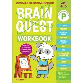 Asia Books หนังสือภาษาอังกฤษ BRAIN QUEST WORKBOOK: PRE-K (REVISED EDI