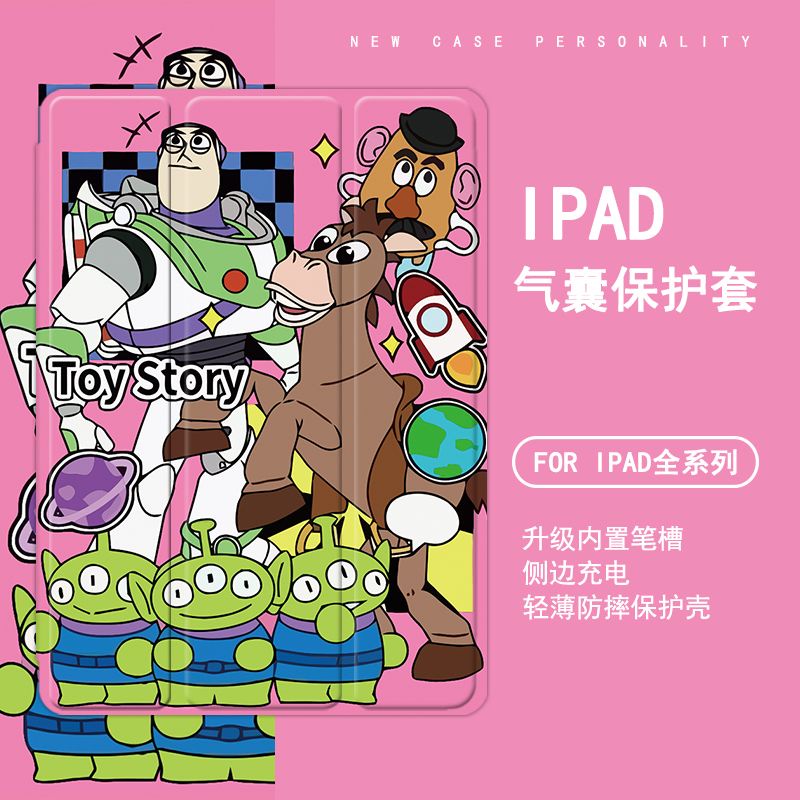 anime toy story เคสไอแพด air1/2 gen5/6 10.2 gen7/8/9 case iPad mini 4 5 6 เคส ipad air4 5 gen10 pro11 2022 case pen slot