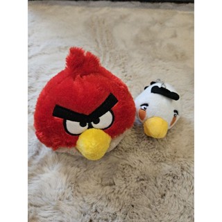 ตุ๊กตา Angry Bird มือสอง สีแดงแถมสีขาว