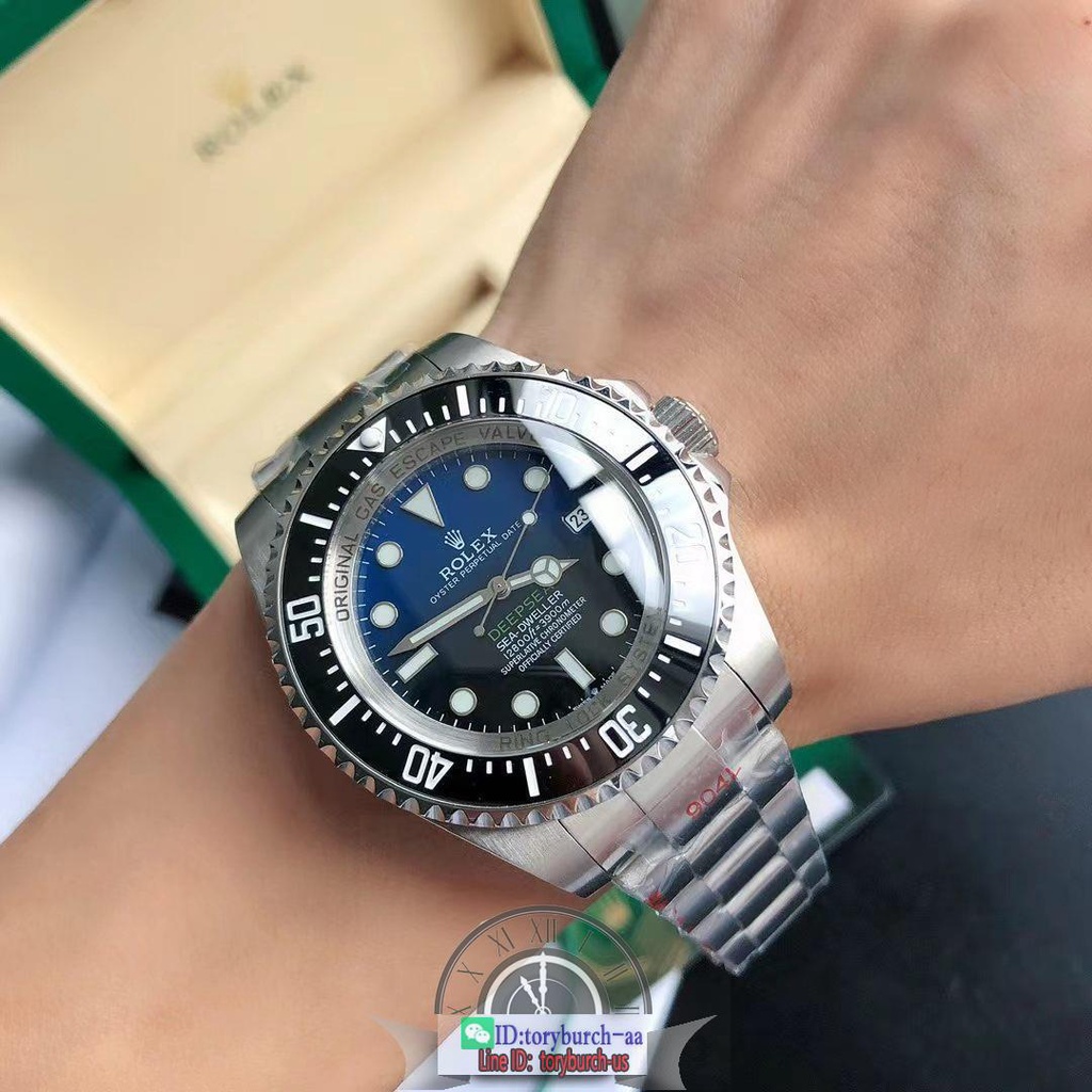 Rolex Sea-Master submariner diver analog watch automatic men's chrono 8215 movement 44mm