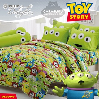 TULIP DELIGHT ชุดผ้าปูที่นอน เอเลี่ยน ทอยสตอรี่ Aliens Toy Story DLC098 #ทิวลิป ชุดเครื่องนอน ผ้าปู ผ้าปูเตียง ผ้านวม