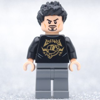 LEGO Tony Stark Black Top HERO MARVEL - LEGO เลโก้ มินิฟิกเกอร์ ตัวต่อ ของเล่น