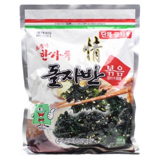 อาหารเกาหลี สาหร่ายปรุงรส stir-fried doljaban 70g/500g [소문난 삼부자] 한가족 돌자반볶음