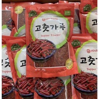 พริกป่นเกาหลี แบบหยาบ Jidubang red pepper powder 200g (Big) 고춧가루