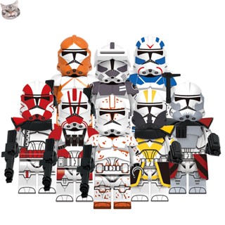 ของเล่นตัวต่อเลโก้ Star Wars Series Bomb Squad Soldier Bomb Squad Soldier ขนาดเล็ก 12 ซม.