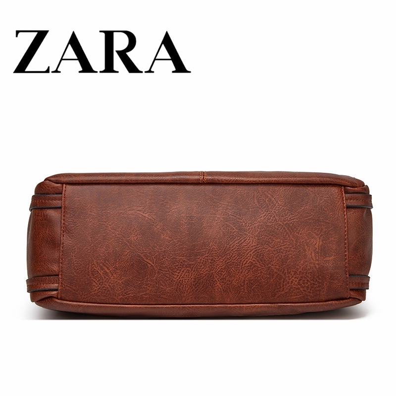 Zara กระเป๋าถือ หนังนิ่ม ทรงโท้ท ขนาดใหญ่ จุของได้เยอะ หรูหรา เข้ากับทุกการแต่งกาย แฟชั่นสําหรับสตรี