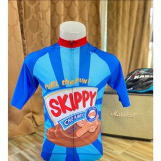 เสื้อปั่นจักรยาน Skippy ผ้าพรีเมี่ยม