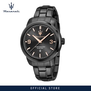 [2 Years Warranty] Maserati Successo 44mm Grey Dial Mens Quartz Watch R8853121008