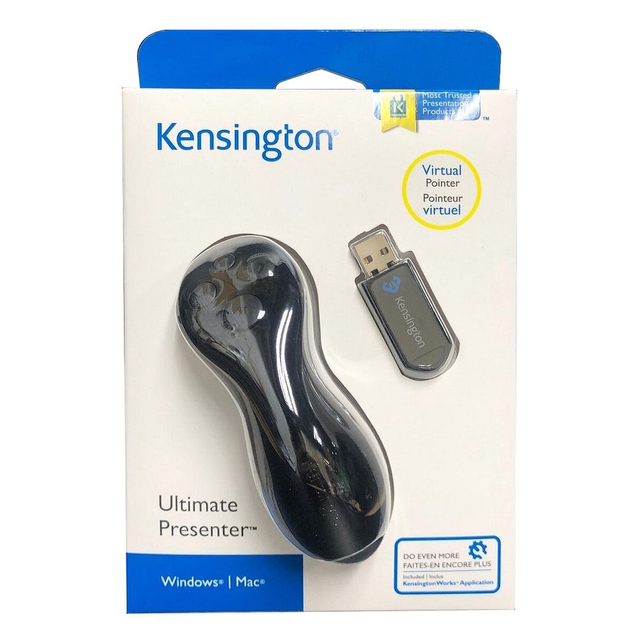 Kensington K75233 Ultimate Presenter with Virtual Pointer - Wireless, with 8GB Card