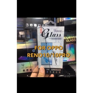 OPPO RENO10/10PRO/10PRO+ออปโป้ ฟิล์มกระจก ฟิล์มกันรอยหน้าจอ ฟิล์มกระจกนิรภัยกันรอย แบบเต็มจอ ขอบดำ(FULL GLUE)