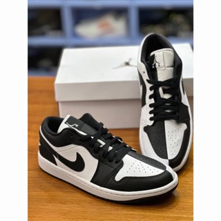 รองเท้าผ้าใบผู้ชายญิง■【ของแท้100%】Air Jordan 1 Low SE "Homage" Retro Basketball Shoes Ladies Black and White Yin Yang Pa