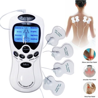 ₪Massager กายภาพบำบัดความถี่ต่ำ 8 โหมด  การฝังเข็มเครื่องนวดดิจิตอลเครื่องกระตุ้นกล้ามเนื้อไฟฟ้าอุปกรณ์สำหรับคอปวดหลัง