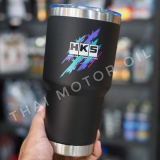 *สินค้าแท้ HKS ไทยแลนด์ HKS Stainless Steel Tumbler 30oz. / 900 mL. แก้วน้ำสแตนเลส สูญญากาศ 2 ชั้น แก้วเก็บความเย็น