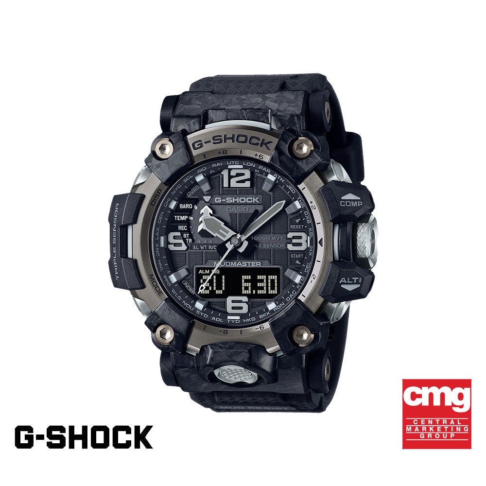 CASIO นาฬิกาข้อมือผู้ชาย G-SHOCK PREMIUM รุ่น GWG-2000-1A1DR วัสดุเรซิ่น สีดำ