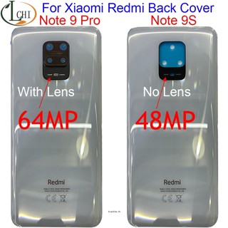 แท้ เคสแบตเตอรี่ด้านหลัง แบบกระจก สําหรับ Xiaomi Redmi note 9 pro 9Pro Redmi note 9s