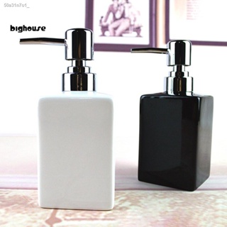 BH_320ml Bathroom Kitchen Ceramic Lotion Liquid Soap Dispenser Bottle Container