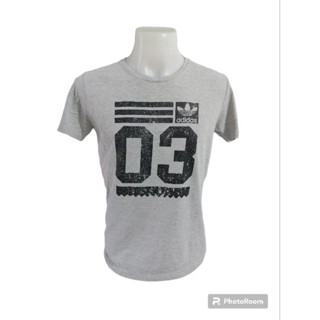 เสื้อยืดกีฬาคอกลมแบรนด์ Adidas Size M มือ2