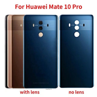 ใหม่ ฝาครอบแบตเตอรี่ด้านหลัง พร้อมเลนส์กล้อง แบบเปลี่ยน สําหรับ Huawei Mate 10 Pro