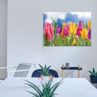 U-RO DECOR ภาพพิมพ์ รุ่น TULIP ขนาด 50x70 ซม. ภาพพิมพ์ ผ้าแคนวาส รูปภาพติดผนัง ภาพแขวนผนัง ภาพพิมพ์ตกแต่งบ้าน ภาพพิมพ์ผนังบ้าน