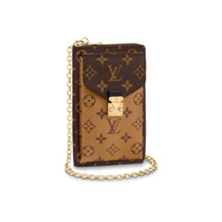 🍒หลุยส์ วิตตอง Louis Vuitton Mobile Wallet 🍒กระเป๋าซิปโซ่