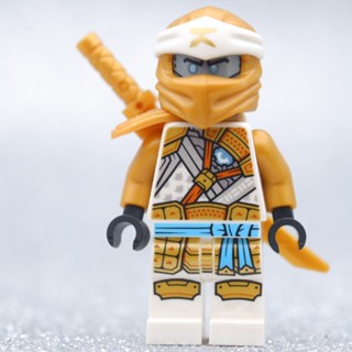 LEGO Zane Golden Ninja Crystalized NINJAGO - LEGO เลโก้ มินิฟิกเกอร์ ตัวต่อ ของเล่น