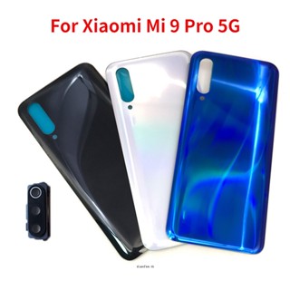 ใหม่ เคสแบตเตอรี่ด้านหลัง พร้อมเลนส์กล้อง แบบเปลี่ยน สําหรับ Xiaomi Mi 9 Pro 5G