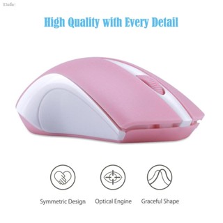 Wireless Mouse Portable Ergonomic Optical Mice USB Receiver 2.4GHz 10M Range