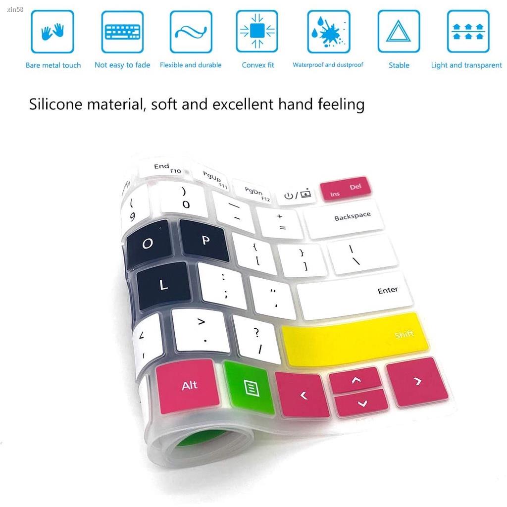 ◘┋colourful Microsoft Surface  Keyboard Cover case Pro X/Pro 7/Pro 6/Pro 5/Pro 4/Book 1/Book 2/book 3/laptop 1/laptop 2/