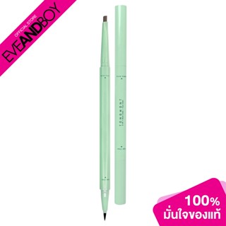 MESANE - Tongmont 2 In 1 Brow Liner + Eye Liner - Mocha / Chic Black (0.35 ml.) บราว แอนด์ อายไลนเนอร์