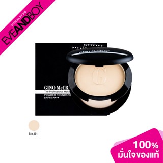 GINO MCCRAY - The Professional Make Up Powder Foundation Spf 15 Pa++ No.01 - Creamery Creek